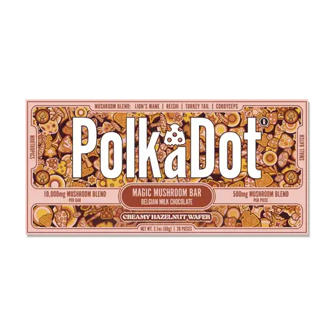 Polka dot chocolate bars